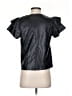 Dolce Cabo Metallic Black Short Sleeve Blouse Size S - photo 2