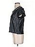 Dolce Cabo Metallic Black Short Sleeve Blouse Size S - photo 5