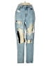 American Eagle Outfitters Color Block Blue Jeans Size 00 - photo 1