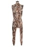 Ariella Animal Print Brown Jumpsuit Size XS (estimated) - photo 2