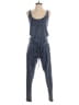 Michael Lauren Solid Blue Jumpsuit Size S - photo 1
