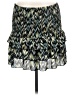 Olivaceous 100% Polyester Print Teal Casual Skirt Size L - photo 2