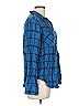 Caffé Marrakesh Blue Long Sleeve Blouse Size L - photo 4