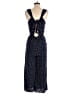 Ann Taylor LOFT 100% Rayon Polka Dots Blue Jumpsuit Size 2 - photo 2