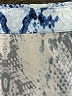 Unbranded Print Blue Long Sleeve Blouse Size M - photo 7