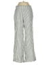 Nic + Zoe Stripes Silver Casual Pants Size 2 - photo 1