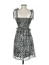 Everly 100% Polyester Animal Print Gray Casual Dress Size S - photo 2