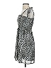 Everly 100% Polyester Animal Print Gray Casual Dress Size S - photo 5