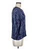 Assorted Brands 100% Rayon Blue 3/4 Sleeve Blouse Size M - photo 4