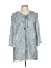 Simply Noelle 100% Polyester Blue Kimono Size Lg - XL - photo 1
