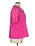Unbranded 100% Polyester Pink Short Sleeve Blouse Size 1X - photo 4