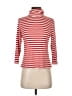 Bernie Dexter Stripes Red Long Sleeve Turtleneck Size P (petite) - photo 1