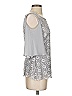 Connected Apparel Silver 3/4 Sleeve Blouse Size S - photo 4