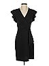 DKNY Solid Black Cocktail Dress Size 2 - photo 1