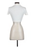Zara Ivory Short Sleeve Top Size S - photo 2