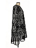 DKNY Paisley Black Kimono Size L - photo 4