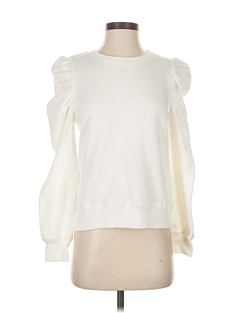 Pre-owned Rebecca Minkoff Sweatshirt In White