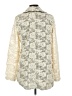 Ryu 100% Polyester Paisley Ivory Coat Size L - photo 2