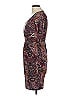 Zara Basic Paisley Purple Cocktail Dress Size L - photo 5