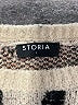 Storia Animal Print Ivory Pullover Sweater Size S - photo 7