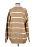 A New Day Stripes Tan Pullover Sweater Size S - photo 1