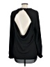 BCBGMAXAZRIA 100% Polyester Black Long Sleeve Blouse Size L - photo 2