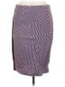1.State Checkered-gingham Red Purple Casual Skirt Size M - photo 1