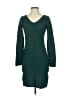 Max Studio Solid Teal Casual Dress Size S - photo 1