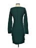 Max Studio Solid Teal Casual Dress Size S - photo 2