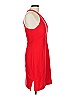 JOA Solid Red Cocktail Dress Size L - photo 4