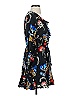 Express 100% Rayon Print Black Cocktail Dress Size S - photo 4