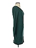 Max Studio Solid Teal Casual Dress Size S - photo 4