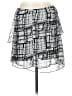 Sequin Hearts 100% Polyester Graphic Silver Casual Skirt Size L - photo 2