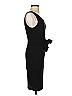 Final Touch Solid Black Cocktail Dress Size S - photo 4