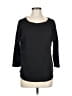 Bobeau Black 3/4 Sleeve T-Shirt Size M - photo 1