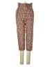 Fashion Nova Print Brown Casual Pants Size S - photo 1