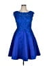 JJ's House 100% Polyester Blue Cocktail Dress Size XL (estimated) - photo 1