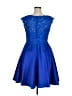 JJ's House 100% Polyester Blue Cocktail Dress Size XL (estimated) - photo 2