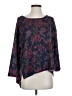 Nally & Millie Paisley Purple Pullover Sweater Size Sm - Med - photo 1
