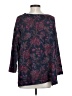 Nally & Millie Paisley Purple Pullover Sweater Size Sm - Med - photo 2