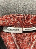 OVERLOVER 100% Linen Paisley Red Linen Pants Size 28 waist - photo 7