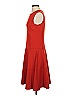 Lands' End Solid Red Casual Dress Size 4 - photo 5