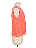 Lilla P Orange Sleeveless Blouse Size M - photo 4