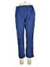 Aish Solid Blue Casual Pants Size L - photo 1