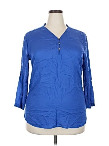 Fig 3/4 Sleeve Blouse (view 1)