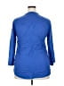 Fig Blue 3/4 Sleeve Blouse Size XXL - photo 2