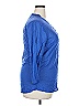 Fig Blue 3/4 Sleeve Blouse Size XXL - photo 4