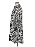 The Limited 100% Polyester Animal Print Silver Casual Dress Size M - photo 5