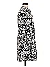 The Limited 100% Polyester Animal Print Silver Casual Dress Size M - photo 4