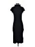 Max Studio Solid Black Casual Dress Size S - photo 1